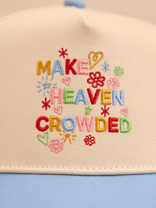Make Heaven Crowded Trucker Hat Detail 3 - ALTAR'D STATE KIDS