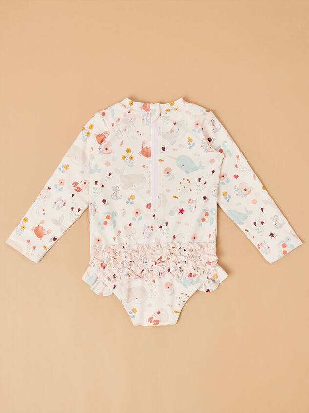 Sea Creature One Piece Swimsuit Detail 4 - ALTAR'D STATE KIDS