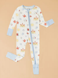 Sun & Sandcastle Romper Detail 2 - AS Kids