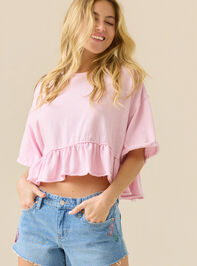 Isla Sea Embroidered Denim Short - ALTAR'D STATE KIDS