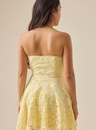 Karry Strapless Floral Dress Detail 4 - ALTAR'D STATE KIDS