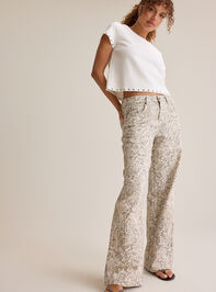 Shayleigh Leopard Barrel Pant - AS Kids