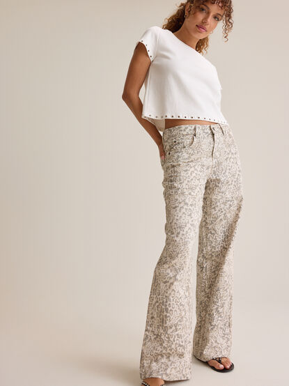 Shayleigh Leopard Barrel Pant - AS Kids