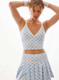 Backspin Plaid Active Skort - AS Kids