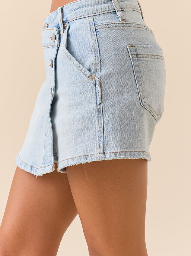 Alice Button Denim Skort Detail 3 - ALTAR'D STATE KIDS