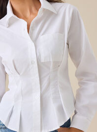 Victoria Pleated Button Up Top Detail 5 - ALTAR'D STATE KIDS