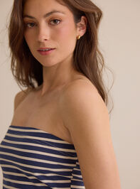 Poppy Stripe Tube Top Detail 3 - ALTAR'D STATE KIDS