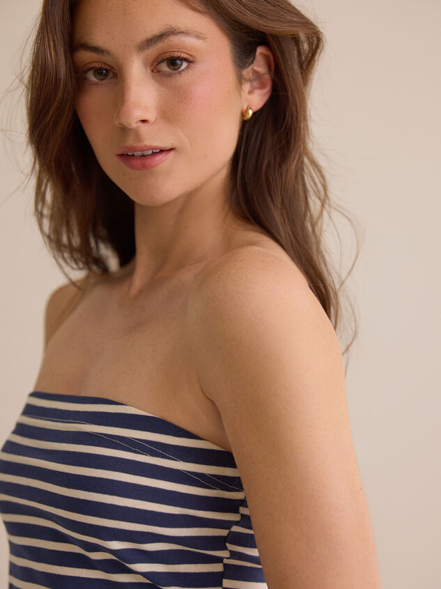 Poppy Stripe Tube Top Detail 3 - ALTAR'D STATE KIDS