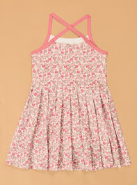 Sara Floral Athletic Dress Detail 4 - AS Kids