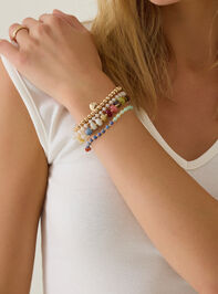 Eliana Beaded Stretch Bracelet Detail 4 - AS Kids