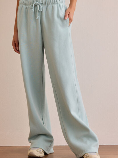 Varsity Wide Leg Sweat Pant - AS Kids