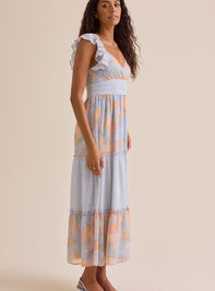 Briselle Floral Maxi Dress Detail 4 - AS Kids