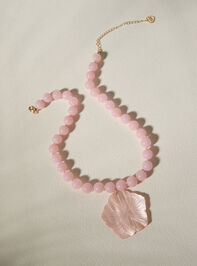 Pretty in Pink Shell Necklace Detail 2 - ALTAR'D STATE KIDS