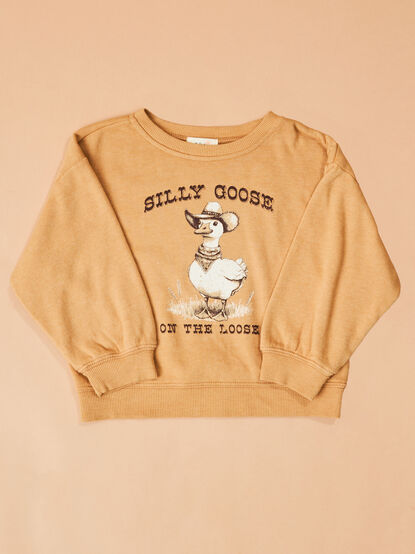 Silly Goose on the Loose Graphic Sweatshirt - ALTAR'D STATE KIDS