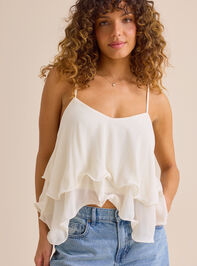 Paityn Ruffle Tie Back Tank Detail 2 - ALTAR'D STATE KIDS