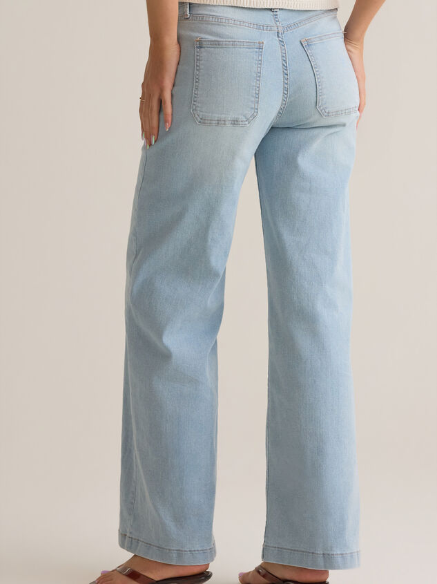 Braylee High Rise Straight Leg Jeans Detail 3 - AS Kids