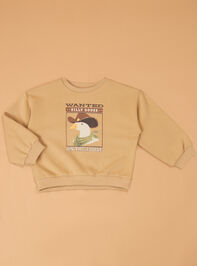 Wanted: Silly Goose Toddler Sweatshirt Detail 2 - AS Kids
