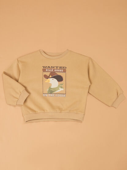 Wanted: Silly Goose Toddler Sweatshirt - AS Kids