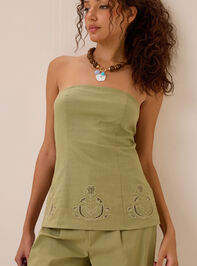 Paloma Embroidered Tube Top - AS Kids