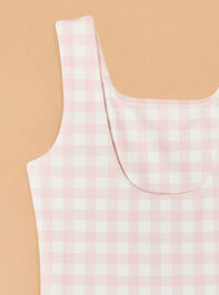 Lena Gingham Unitard Detail 5 - ALTAR'D STATE KIDS