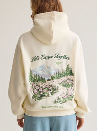 Let's Escape Together Hoodie Detail 7 - AS Kids