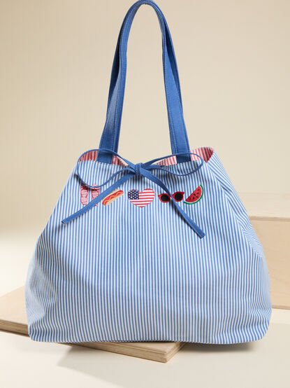 Americana Tie Up Tote Bag - AS Kids