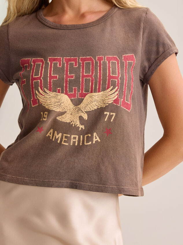 Freebird USA Crop Tee Detail 2 - AS Kids