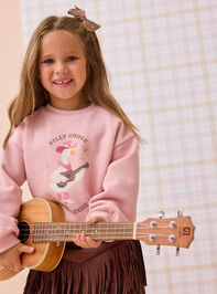 On the Loose Toddler Sweatshirt Detail 2 - AS Kids