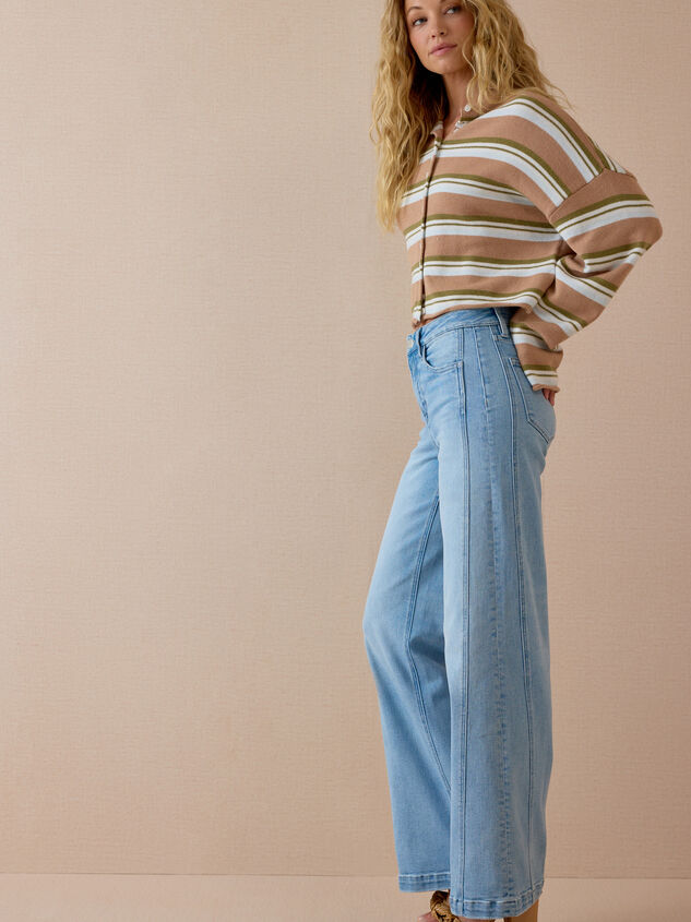 Miller Multi Stripe Cardigan Detail 4 - AS Kids