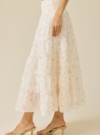 Primrose Tiered Floral Midi Skirt Detail 4 - ALTAR'D STATE KIDS