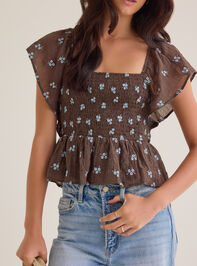Maggy Embroidered Floral Top Detail 2 - AS Kids