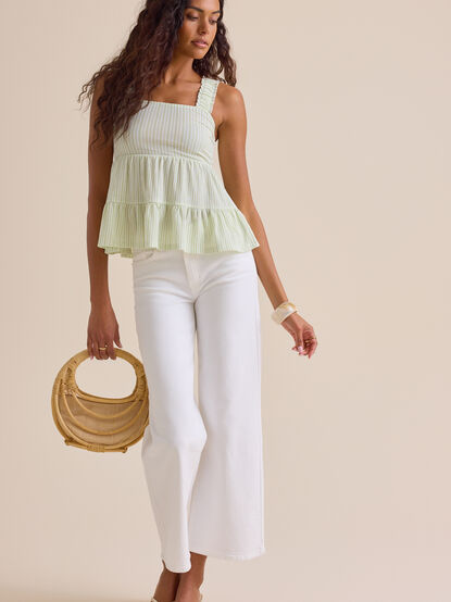 Adrianna Striped Babydoll Tank - ALTAR'D STATE KIDS