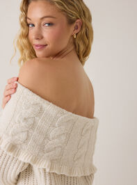 Kerrington Off-The-Shoulder Sweater Detail 6 - AS Kids