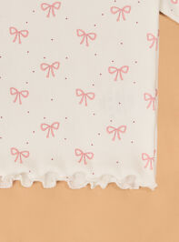 Bailey Bow Long Sleeve Top Detail 4 - AS Kids