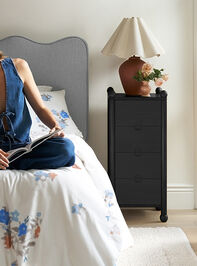 Bianca Upholstered Storage Ottoman Detail 2 - ALTAR'D STATE KIDS