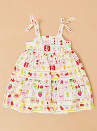 Morgan Fruit Print Dress - ALTAR'D STATE KIDS
