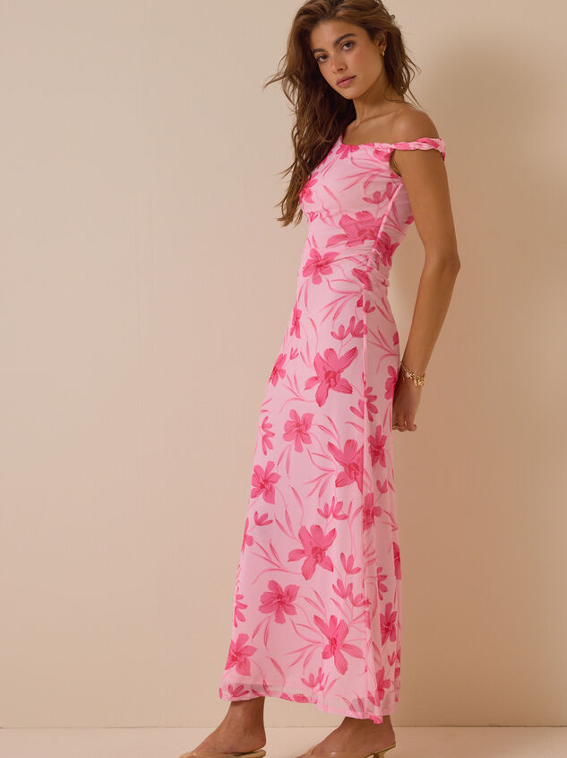 Charly Floral Maxi Dress Detail 3 - ALTAR'D STATE KIDS