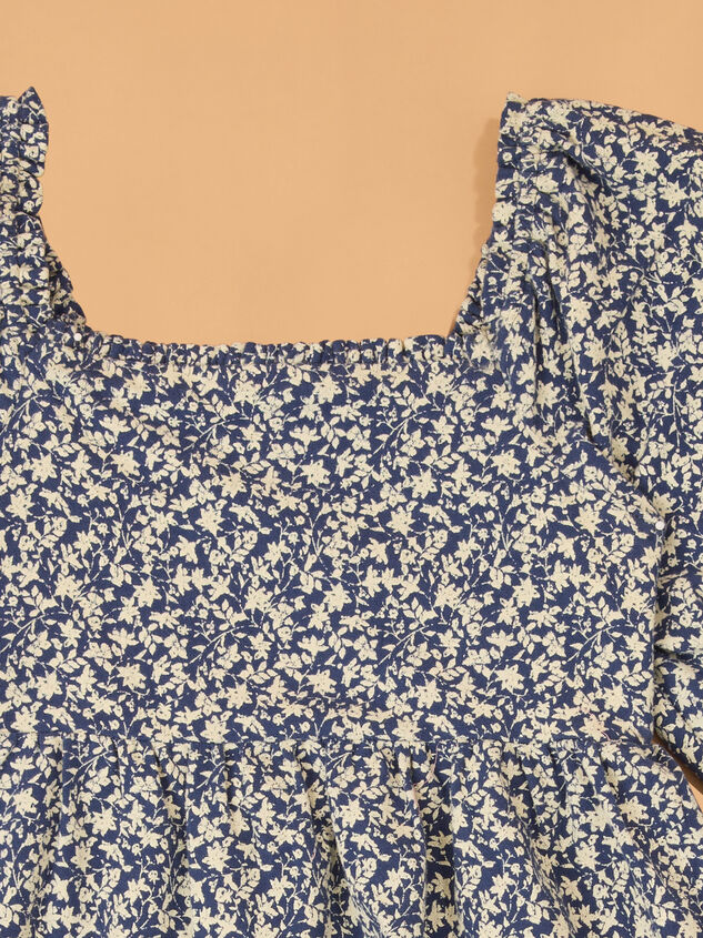 Livy Floral Toddler Dress Detail 2 - AS Kids