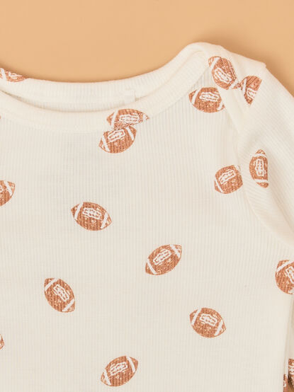 Mini Football Long Sleeve Bodysuit - AS Kids