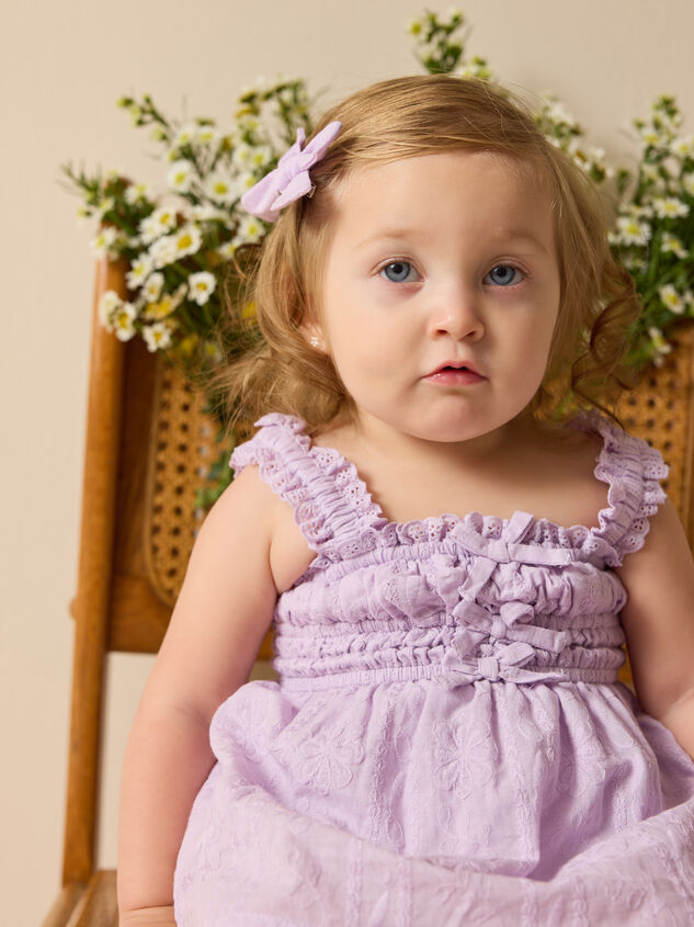 Mina Embroidered Cinch Dress Detail 2 - ALTAR'D STATE KIDS