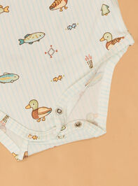 Lake Cuties Long Sleeve Bodysuit Detail 3 - AS Kids