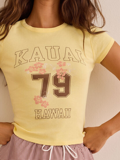 Kauai '79 Baby Tee - AS Kids