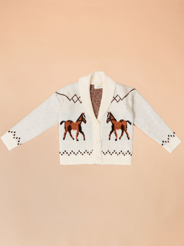 Vintage Horses Sweater Detail 2 - ALTAR'D STATE KIDS