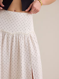 Frances Polka Dot Midi Skirt Detail 2 - AS Kids