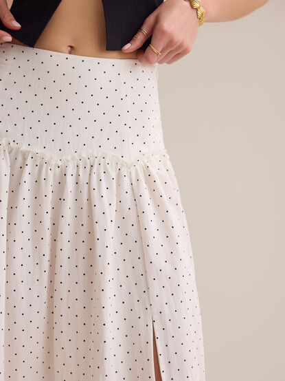 Frances Polka Dot Midi Skirt - AS Kids