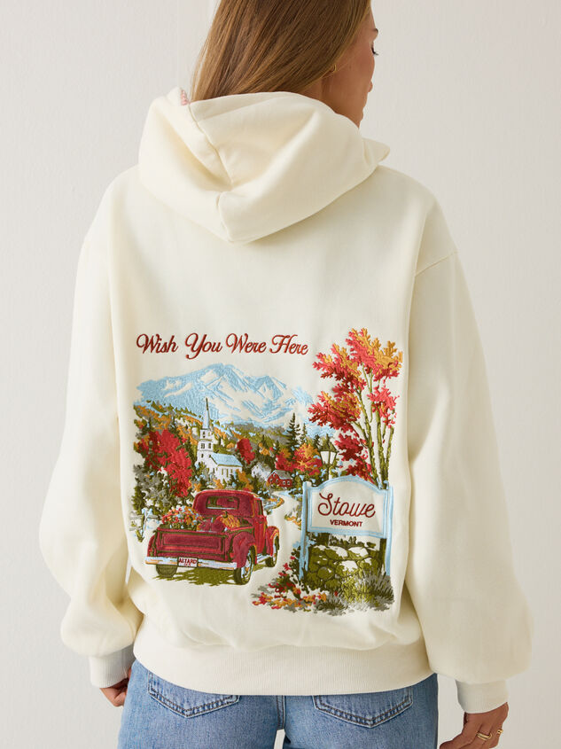 Wish You Were Here Hoodie Detail 7 - AS Kids
