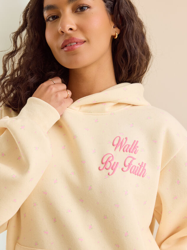 Walk By Faith Hoodie Detail 2 - ALTAR'D STATE KIDS
