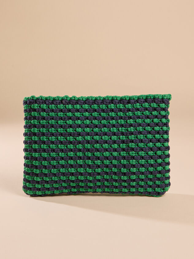 Cabana Stripe Woven Pouch Detail 2 - ALTAR'D STATE KIDS