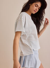 Flex Striped Oversized Tee Detail 2 - AS Kids