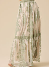 Arissa Floral Embroidered Maxi Skirt Detail 2 - ALTAR'D STATE KIDS